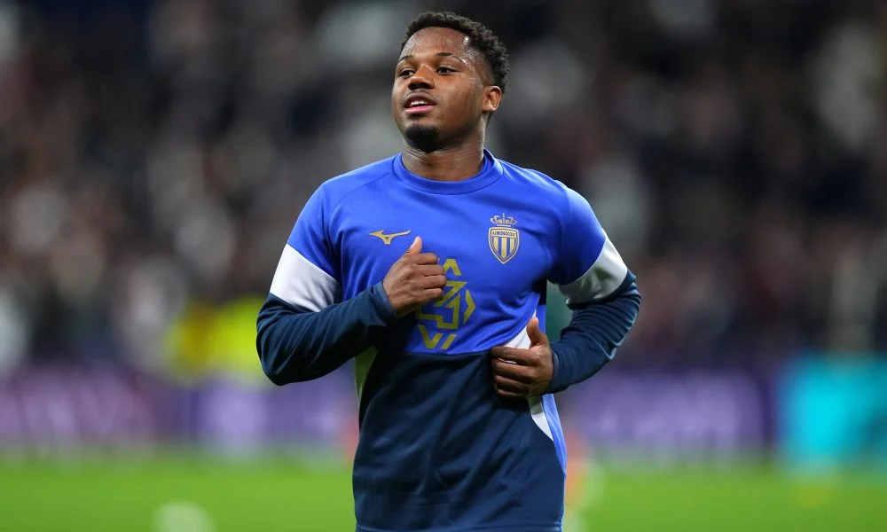 Ansu Fati of AS Monaco