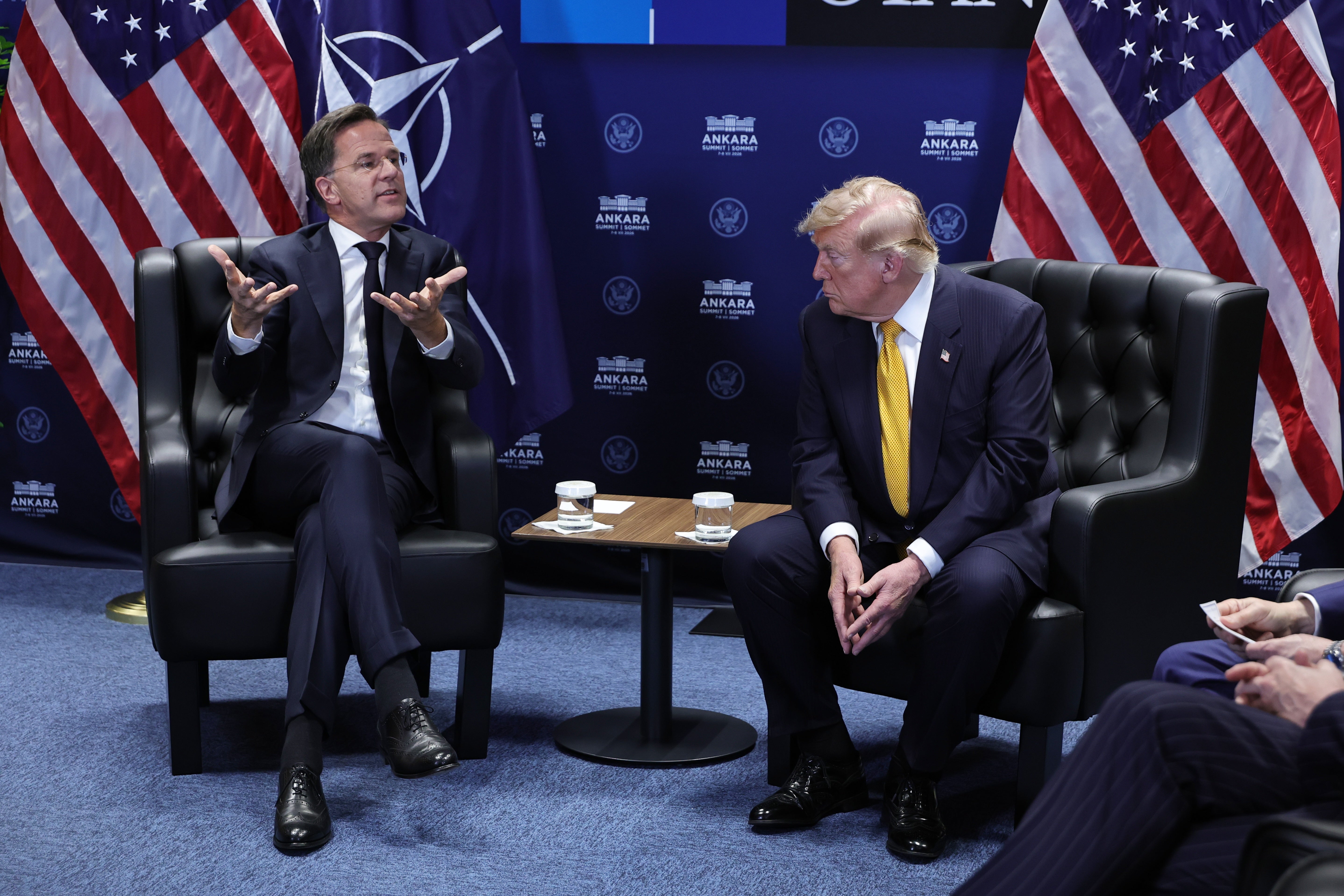 Secretary-General Mark Rutte attempted to come to Spain’s defense but Trump appeared unmoved by his arguments