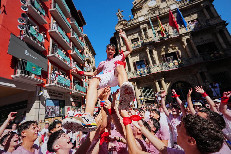 Photos of the thrill of Spain's San Fermín festival and running of the bulls