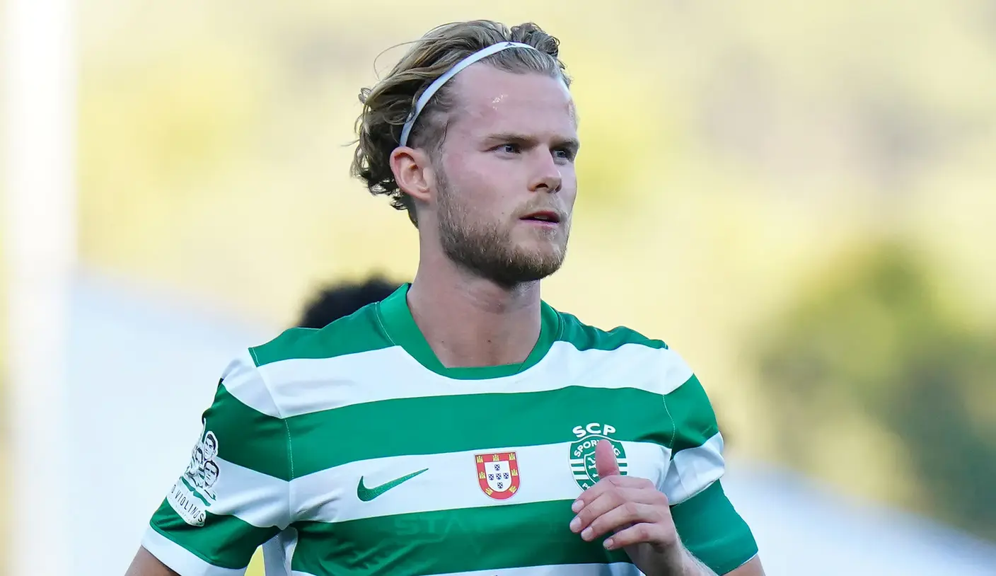 Atletico Madrid reach €45m agreement as Morten Hjulmand flies in to complete transfer from Sporting CP