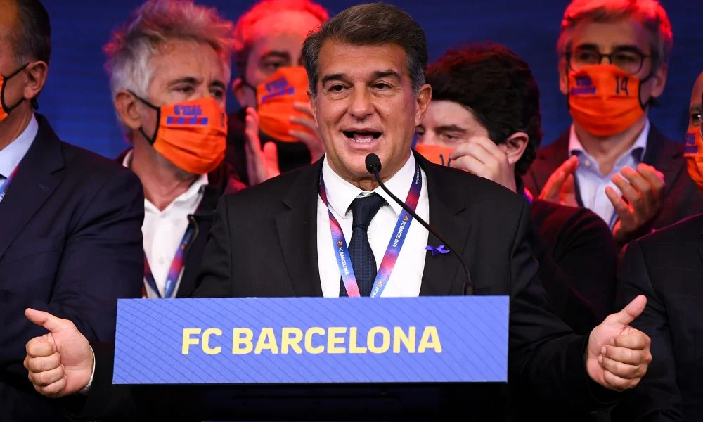Barcelona President Joan Laporta