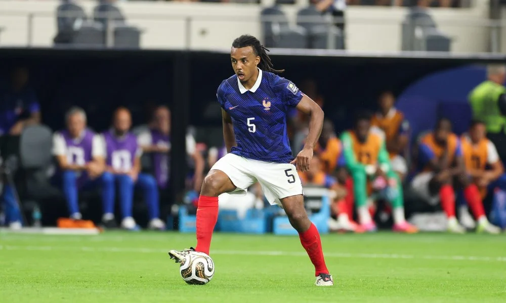 Jules Kounde of FC Barcelona and France