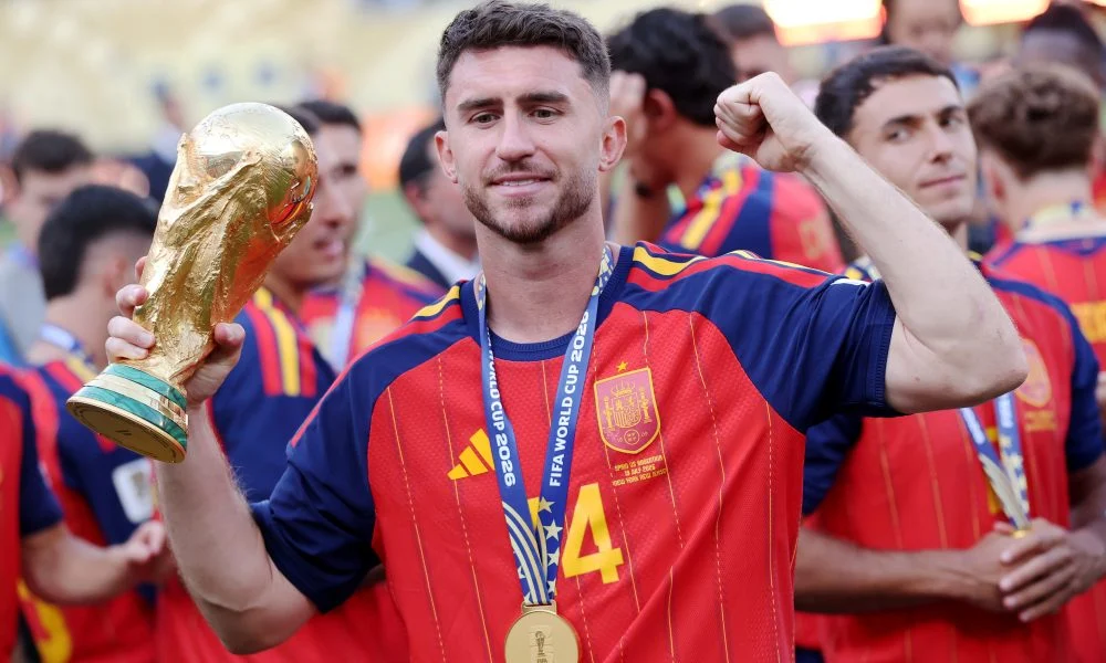 Aymeric Laporte of Spain