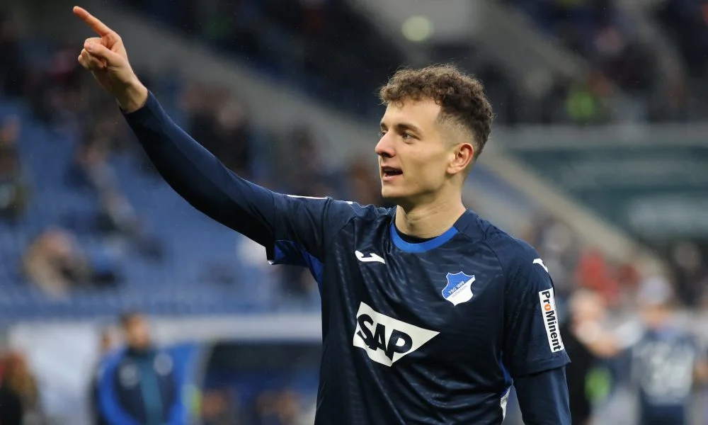 Fisnik Asllani of TSG 1899 Hoffenheim