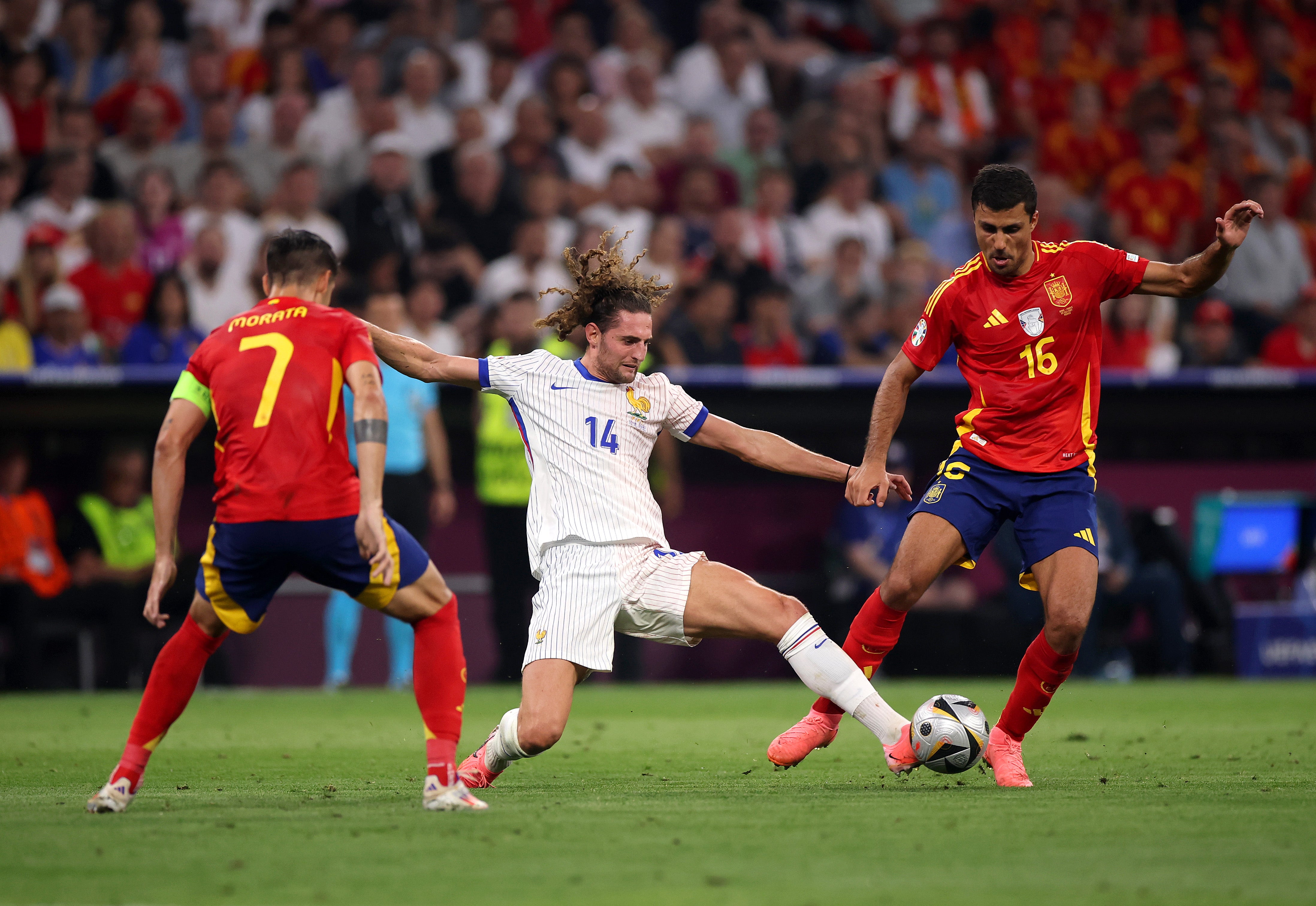 Spain and France will battle for a place in the World Cup final
