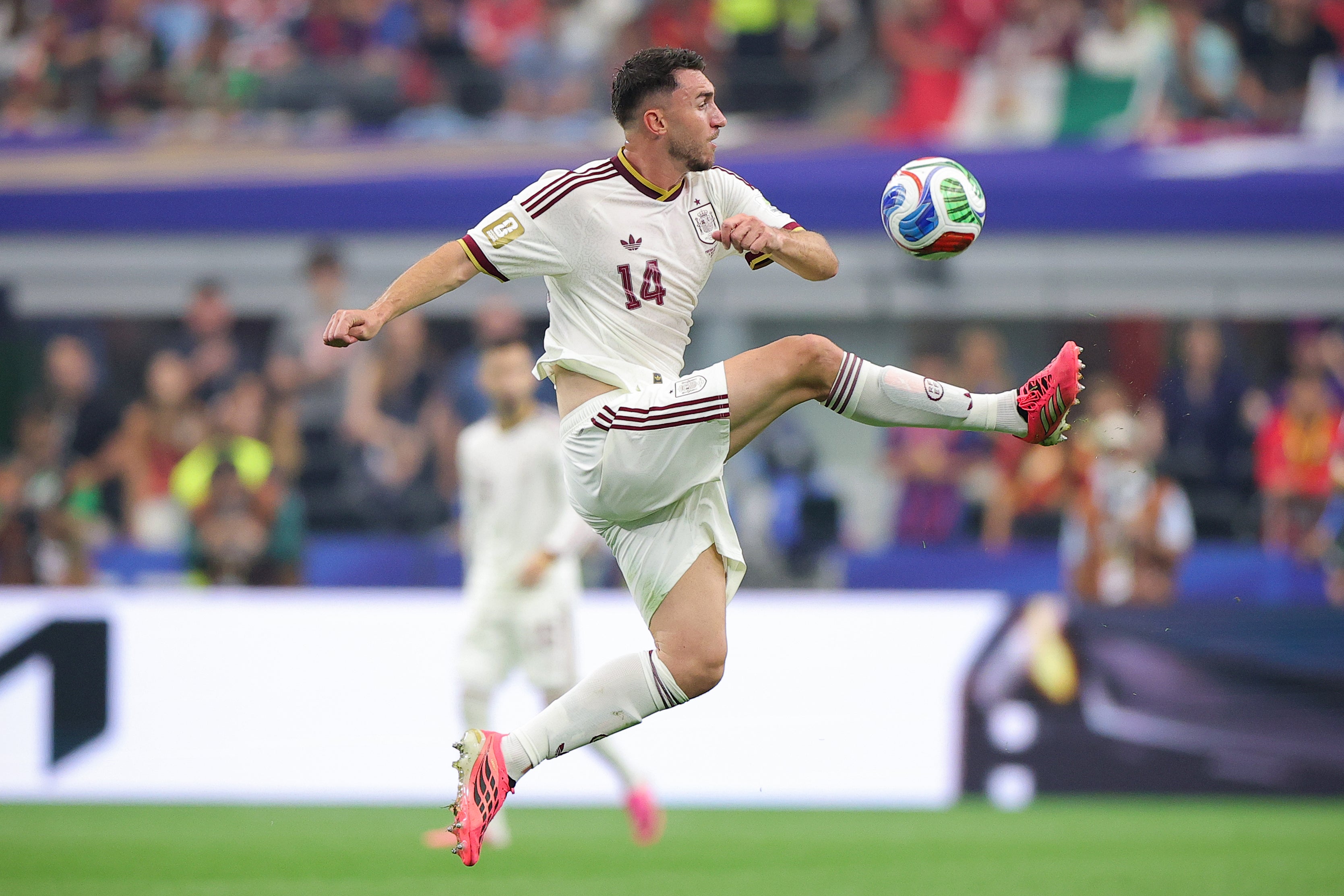 French-born defender Aymeric Laporte is a Spain stalwart