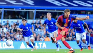 Hamza Abdelkarim steals the show with a brace in Barcelona's draw with Birmingham