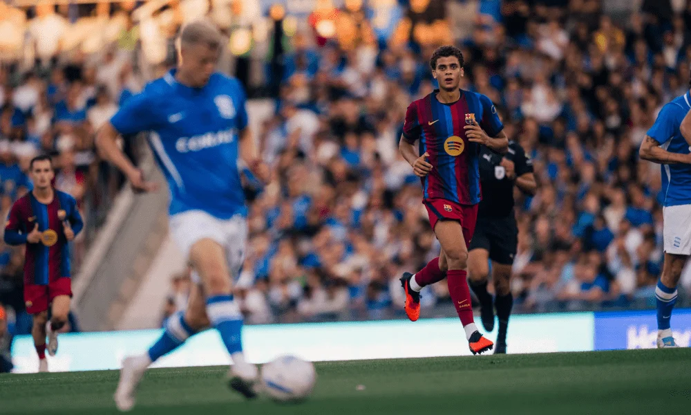 Hamza Abdelkarim of FC Barcelona