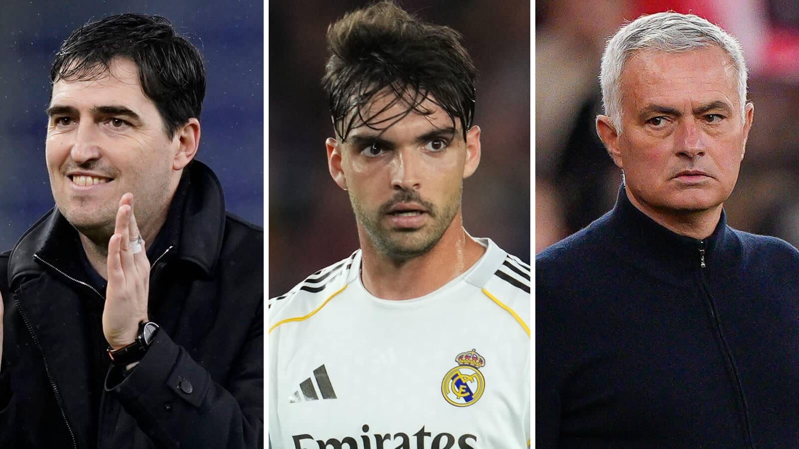 Andoni Iraola, Raul Asencio, Jose Mourinho