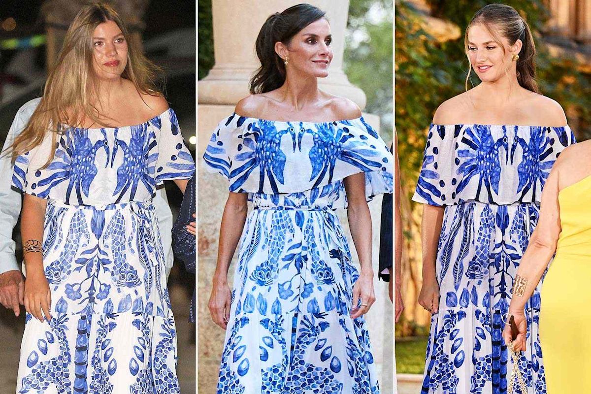 Princess Sofia of Spain Recycles Vacation Dress Previously Worn by Her Mom and Sister