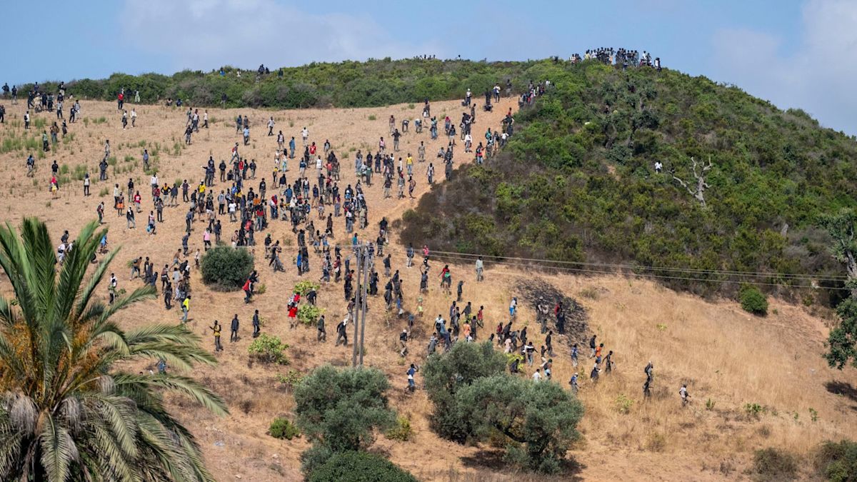 Moroccan police arrest nearly 300 migrants trying to reach Spain’s Ceuta