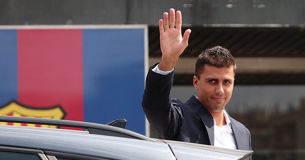 Barcelona win Rodri race: Ballon d'Or winner arrives from Manchester City in $88.56m deal