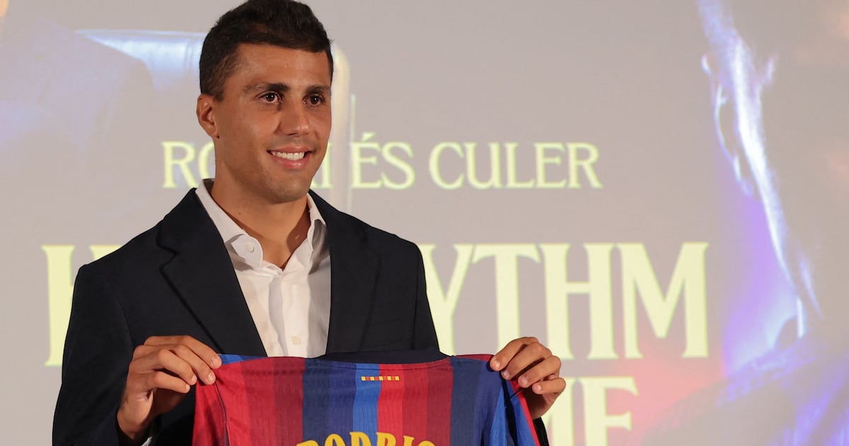 'It's a dream': Rodri completes £65m move to Barcelona