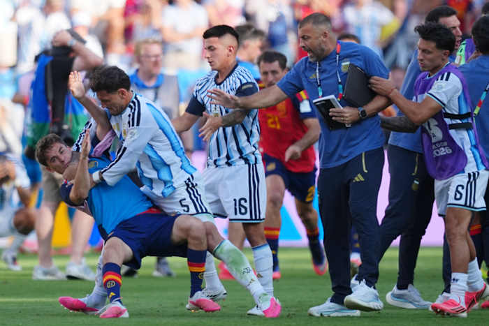 Paredes banned 10 games as FIFA suspends 3 Argentina players for World Cup final scuffle