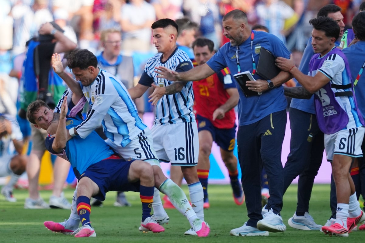 FIFA bans three Argentina players for scuffle after losing World Cup final