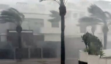 Italy and Spain hit by flash floods and heavy rain weeks after 40C heatwave and wildfires