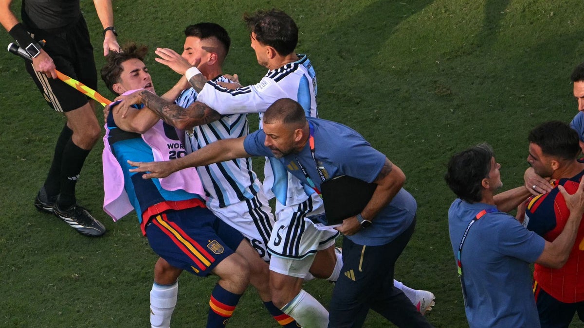 FIFA punishes Argentina with bans and fines after World Cup final brawl