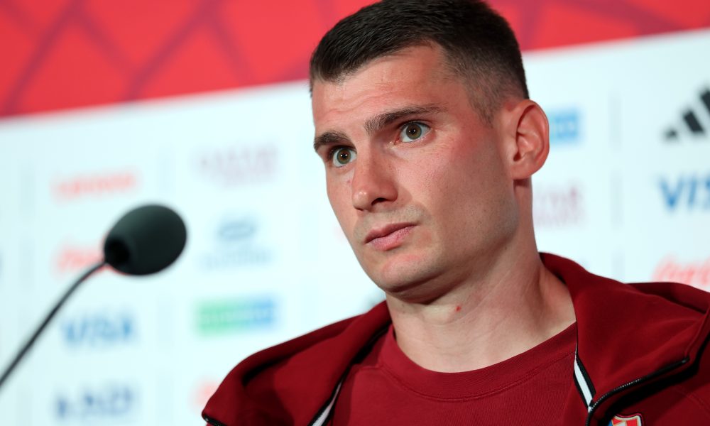Dominik Livakovic #1 of Croatia