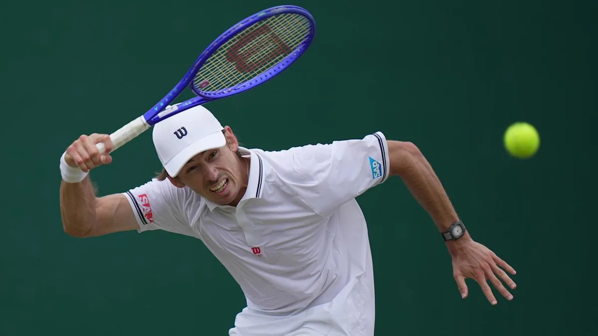 Demon slays Aussie slayer to advance at Wimbledon