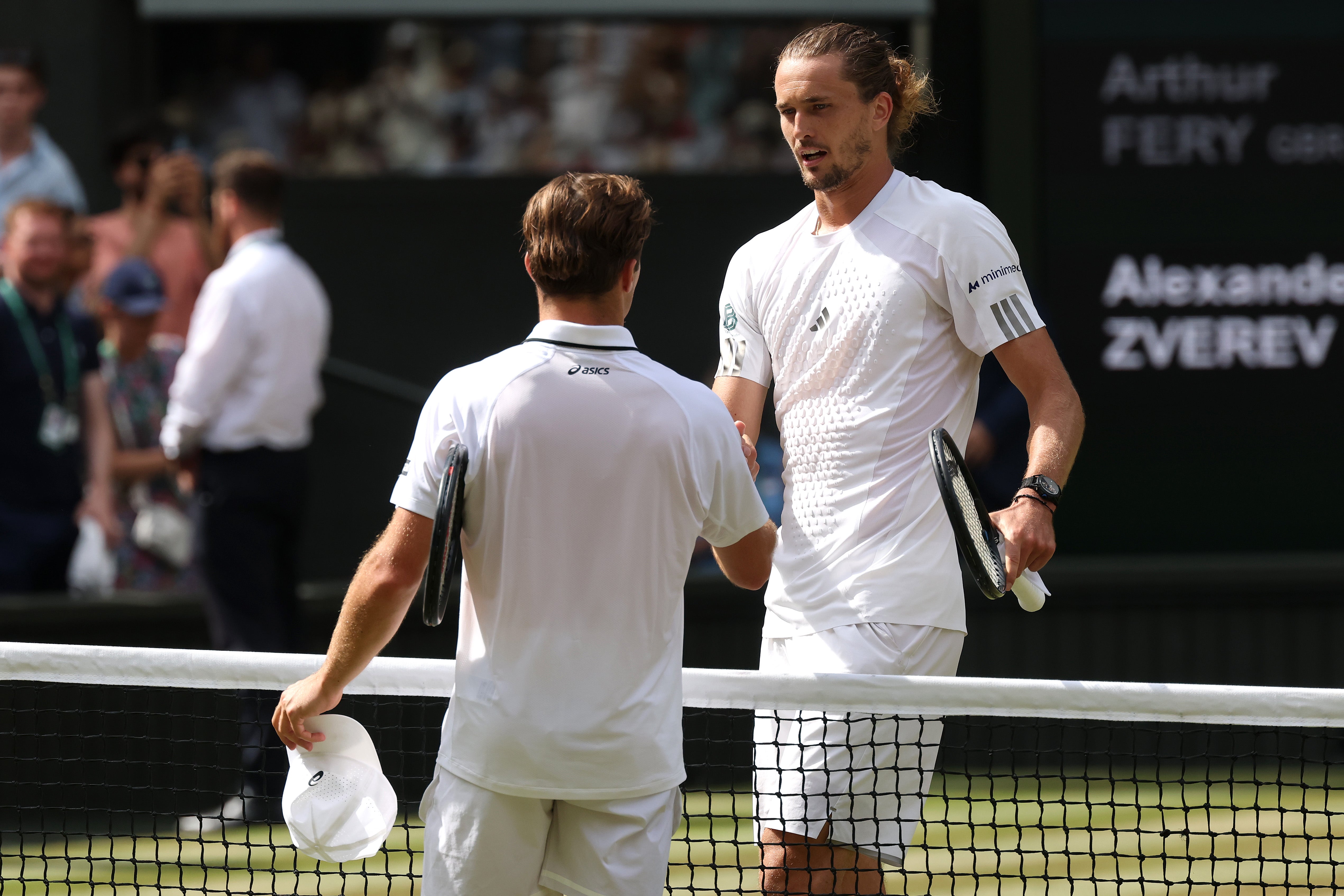 Zverev lost in the first round of last year’s Wimbledon but he has now reached the finals of all four grand slams