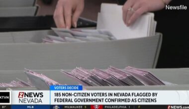 185 non-citizen voters in Nevada flagged by federal government confirmed as citizens | Politics