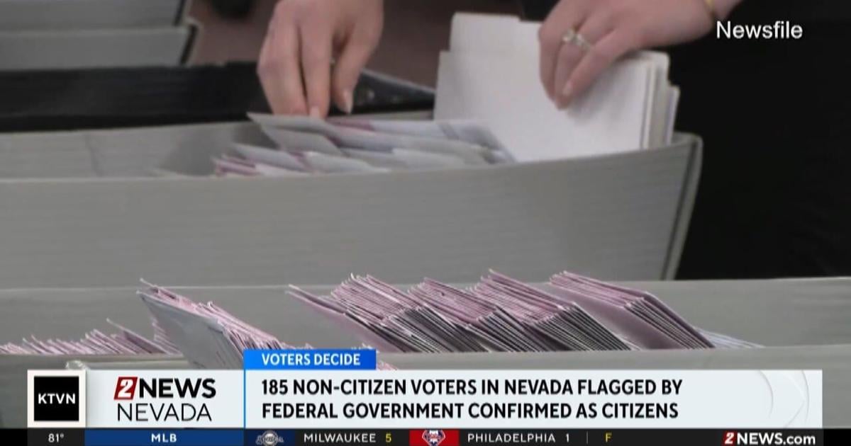 185 non-citizen voters in Nevada flagged by federal government confirmed as citizens | Politics