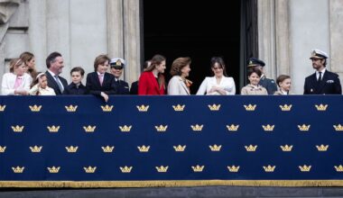 Princess Sofia and Prince Carl Philip's baby daughter makes appearance at celebration with royal family