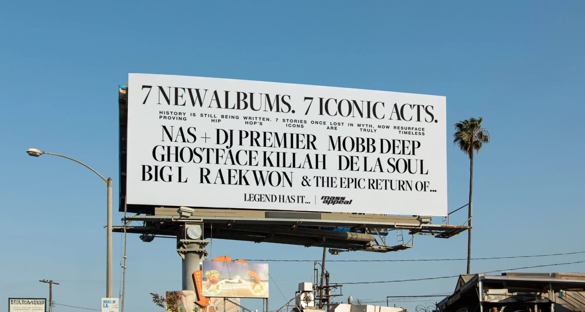 Mass Appeal announce seven new albums from iconic rap stars Nas & DJ Premier, De La Soul, Ghostface Killah, Raekwon and more