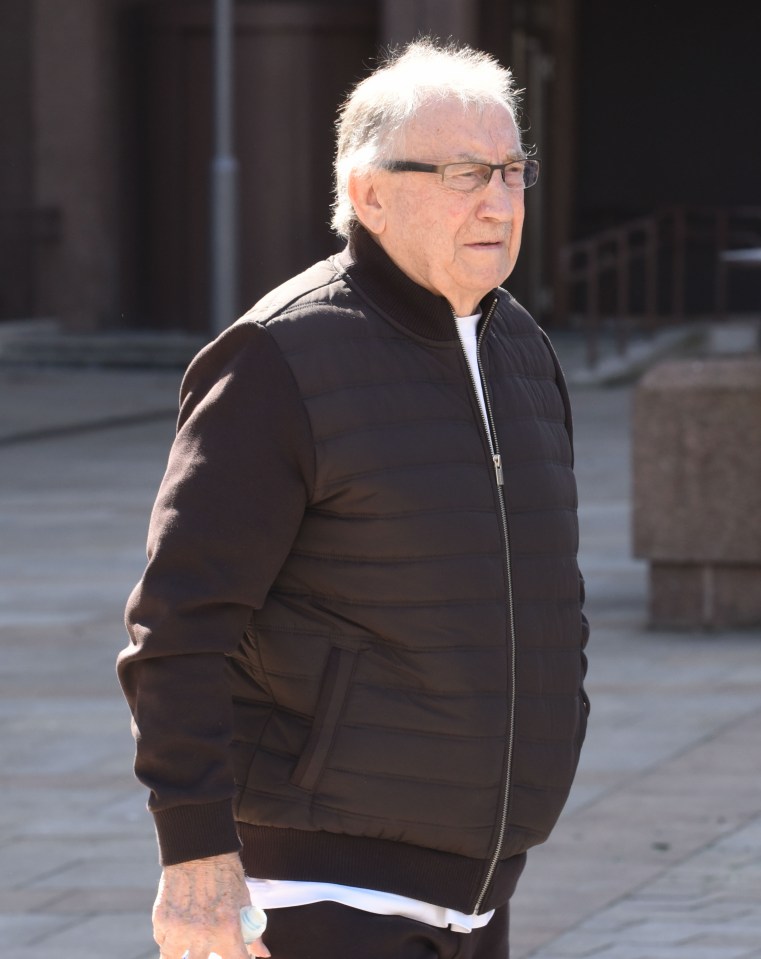 Kenneth Lingard leaving Liverpool Crown Court.