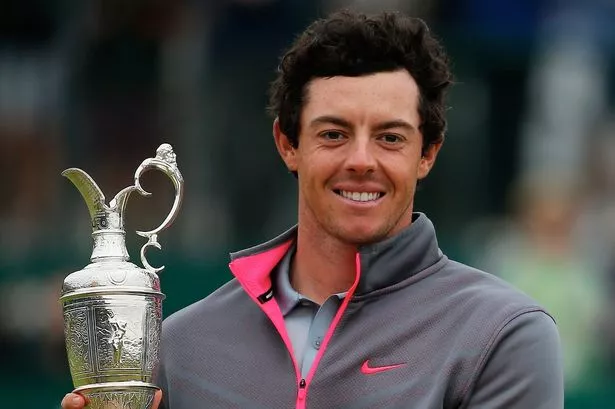 Rory McIlroy after his win at Royal Liverpool in 2014
