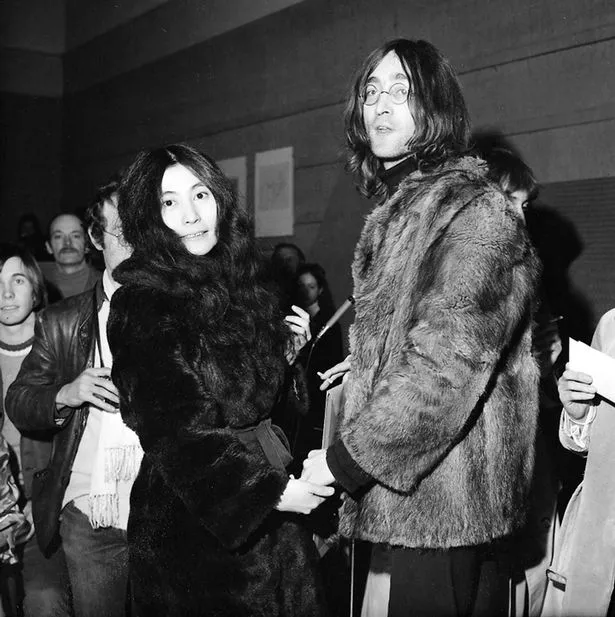 John Lennon with Yoko Ono in 1969