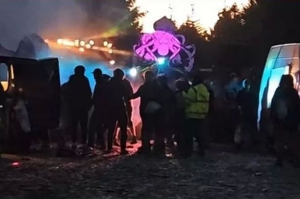 Avon and Somerset Police were called by villagers to halt an illegal rave near Shipham in December last year 