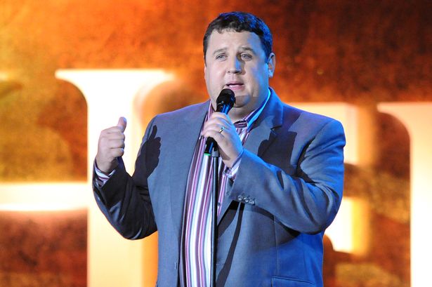 Comedian Peter Kay performs live on stage during the Heroes Concert at Twickenham Stadium, in aid of the charity Help For Heroes, on September 12, 2010 in London, England.