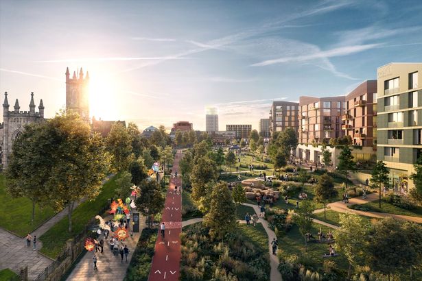 Council leader Arooj Shah believes the new plan would put Oldham up there among the 'most exciting towns of the North' 