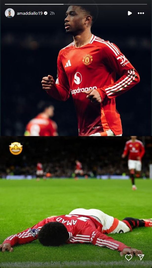 Amad has hinted at an imminent return from injury for Manchester United