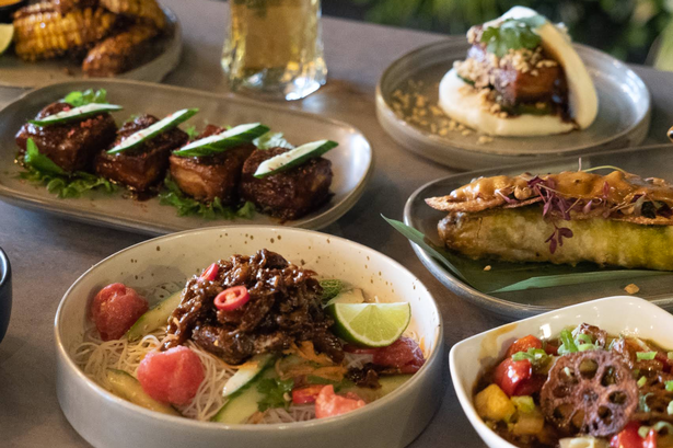 Dishes at Chi - a new Pan-Asian restaurant coming to Bristol