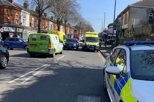 Police and paramedics were called to the scene 