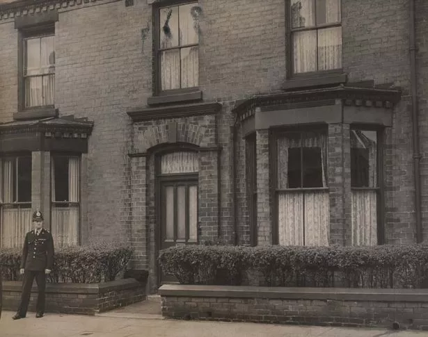 The home of Beatrice Alice Rimmer in Cranborne Road, Wavertree, where she was found murdered on August 20, 1951 - she had been battered to death the previous evening. 