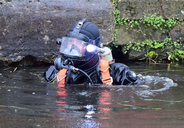 Diver in water as police investigate 