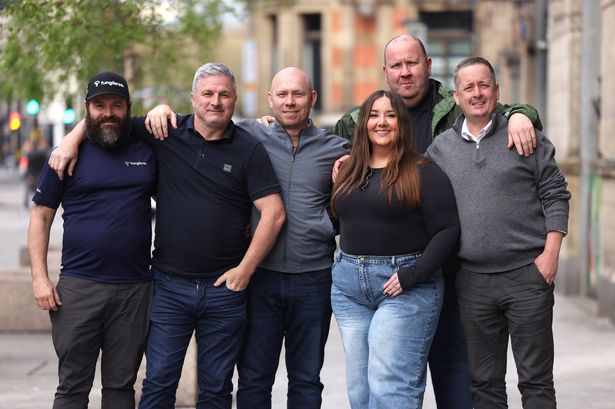 Michael Carter, Noel, Tony, Adam and Alisha Browne and Thomas Lang have organised countless events in Duncan's memory