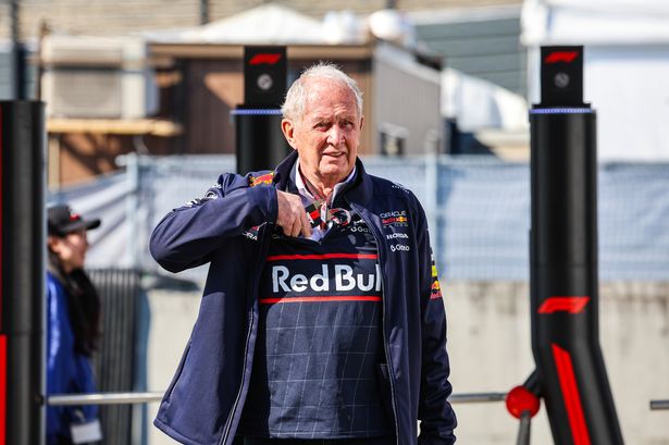 Red Bull adviser Helmut Marko entering the F1 paddock