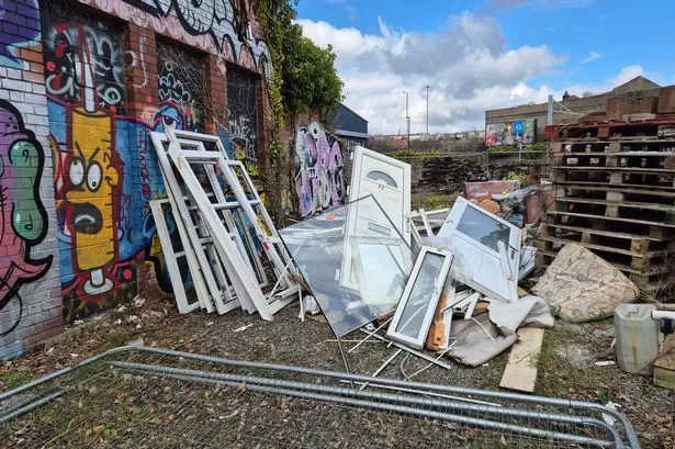 Fly-tipping near Cumberland Road
