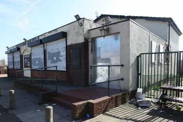 The Flying Shuttle, the notorious pub which used to be in Highfield Road, Farnworth