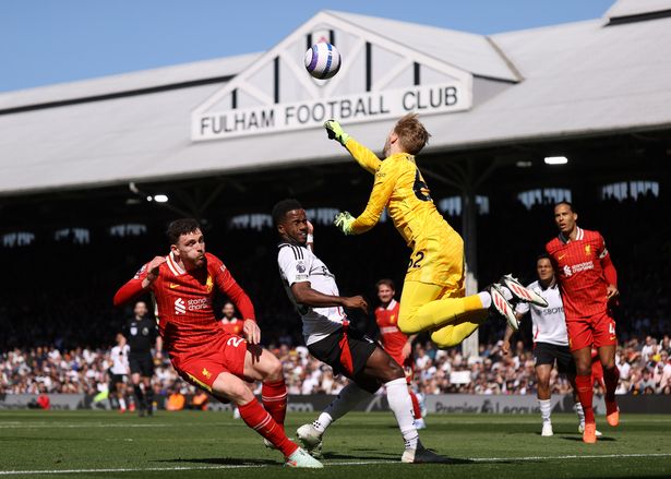 Caoimhin Kelleher during Fulham vs Liverpool