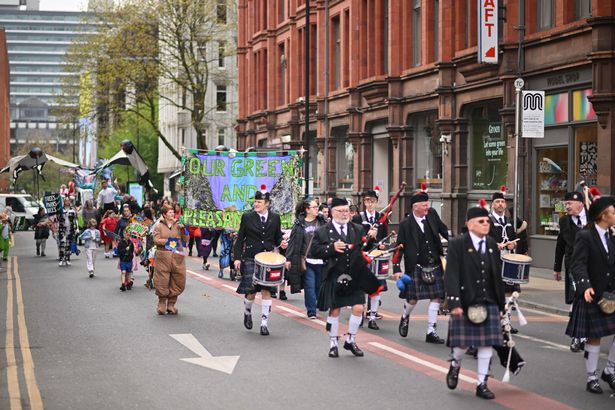 The parade will feature dancers, drummers, performers and people dressed in St George's crosses