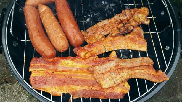 Sausages and bacon