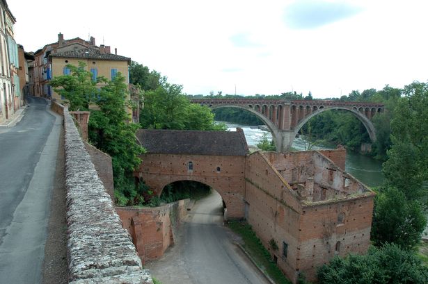 The city of Rabastens, located in the South West of France in the Tarn Department 
