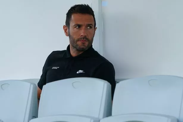 FARO, PORTUGAL - JULY 19:  Hugo Viana of Sporting CP before the start of the Pre-Season Friendly match between Sporting CP and KRC Genk at Estadio Algarve on July 19, 2023 in Faro, Portugal.  (Photo by Gualter Fatia/Getty Images)