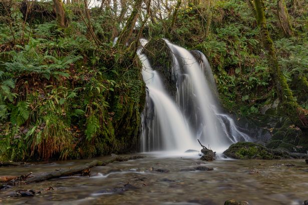The waterfall at Aberfforest