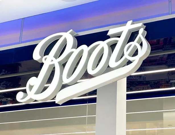 Boots store sign on building exterior